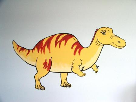 Dinosaur murals