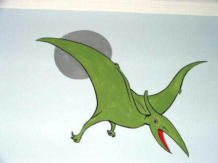 Dinosaur mural